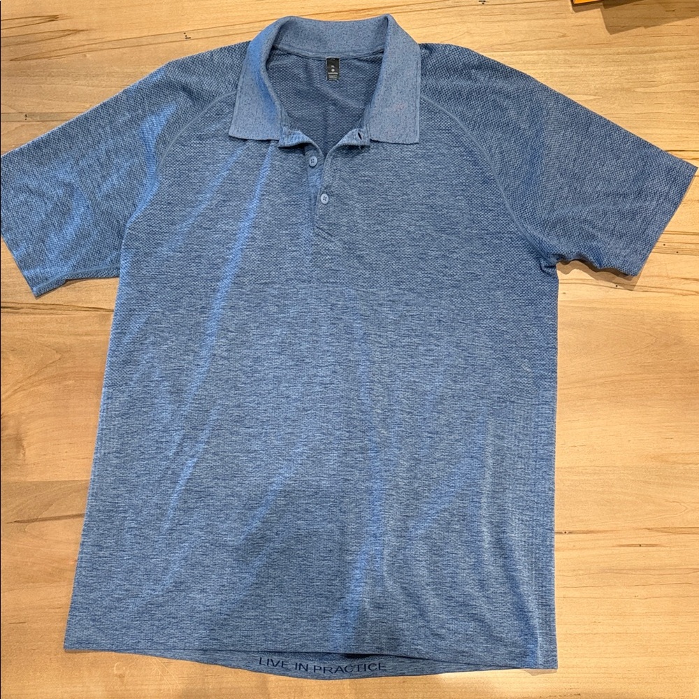 lululemon athletica Blue Heather Polo